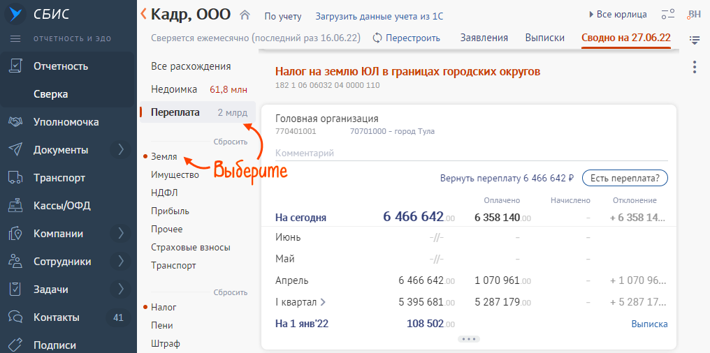 Как в сбис добавить новый номер сфр. Сверка с бюджетом в сбис.
